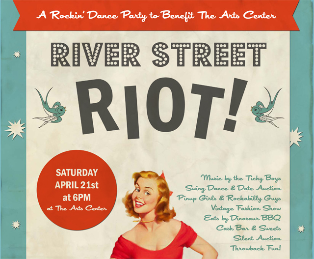 River Street Riot Saturday at The Arts Center