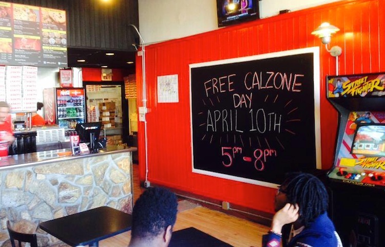 Tonight: Free Calzone Day at DP Dough